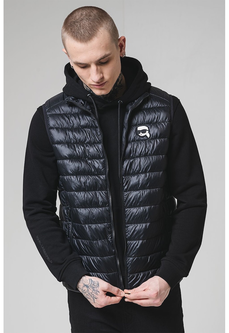 Капитониран елек с джобове Karl Lagerfeld