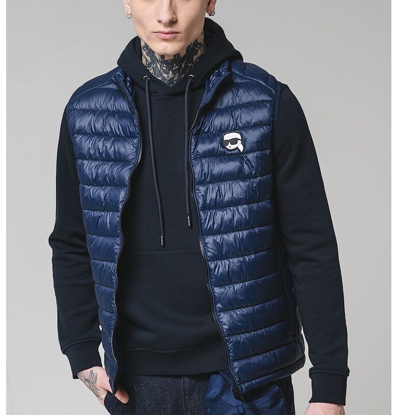 Капитониран елек с джобове Karl Lagerfeld