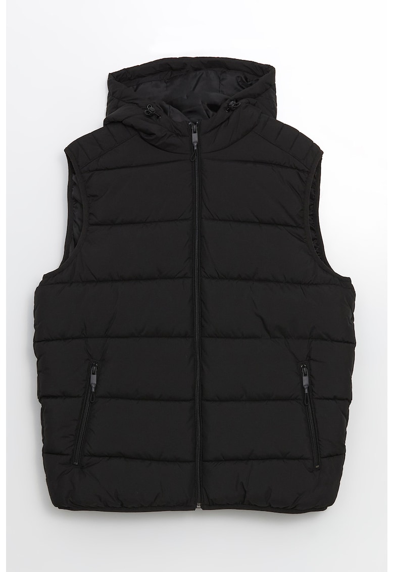 Капитониран елек с джобове с цип LC WAIKIKI