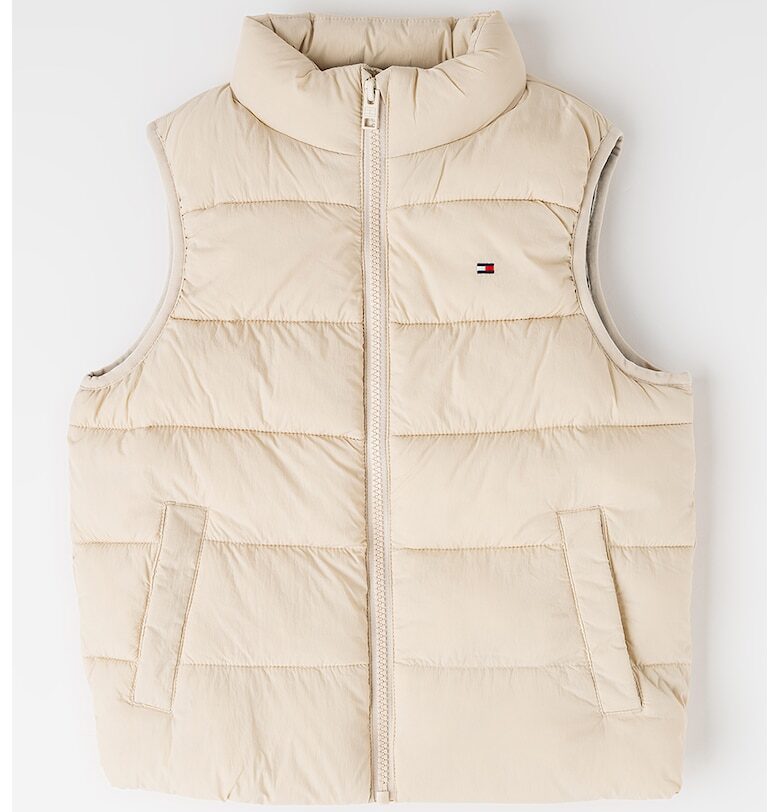 Капитониран елек със средна яка Tommy Hilfiger