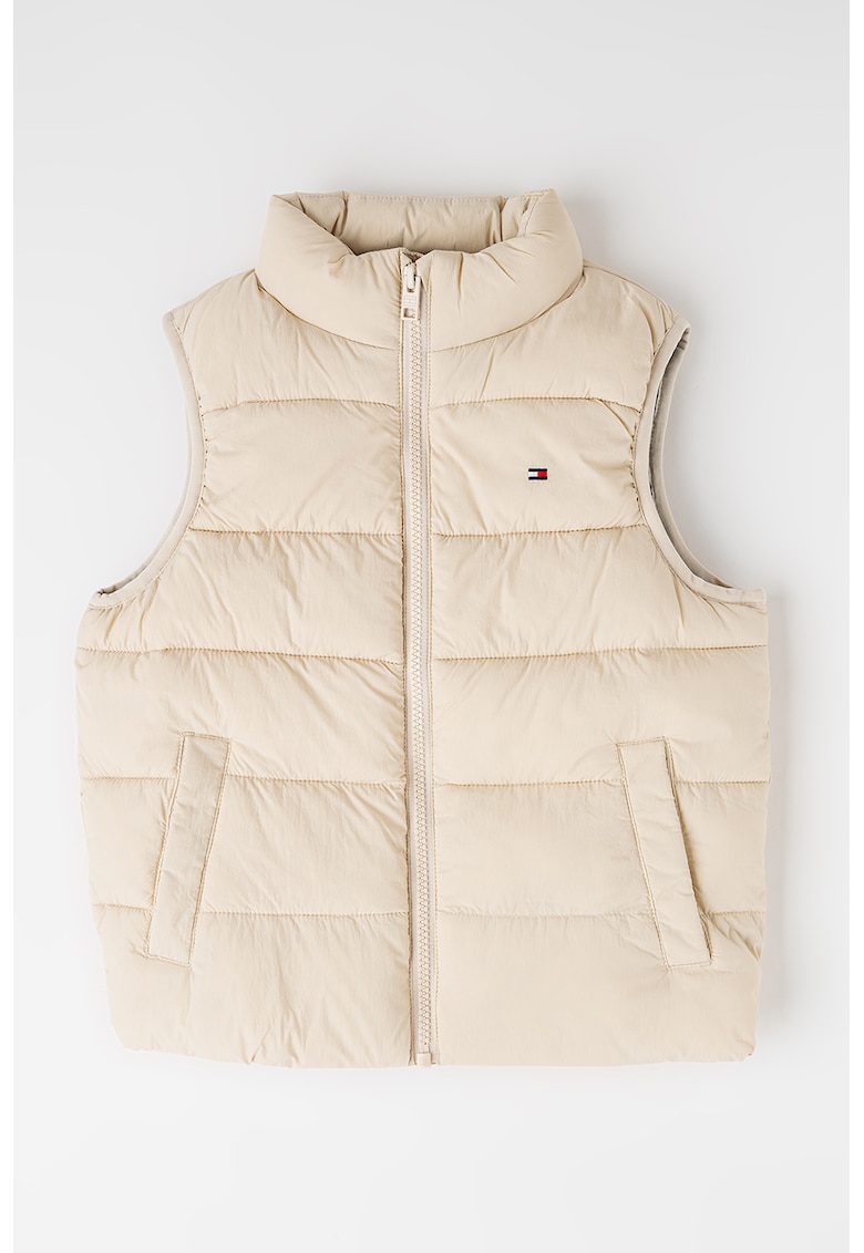 Капитониран елек със средна яка Tommy Hilfiger