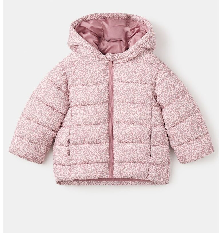 Капитонирано зимно яке с флорален десен Mango