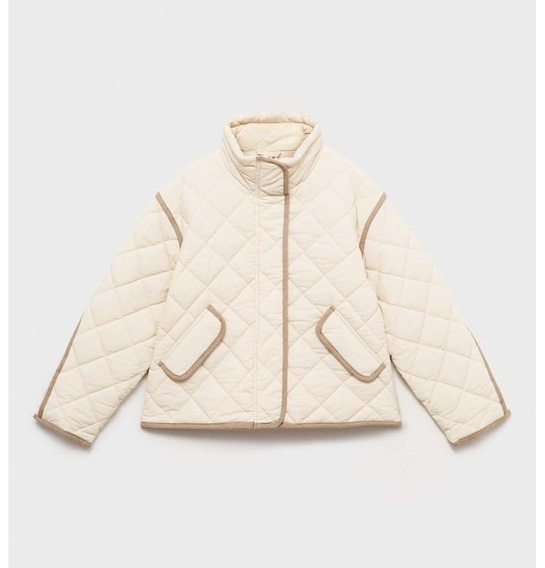 Капитонирано яке с миди яка Mango