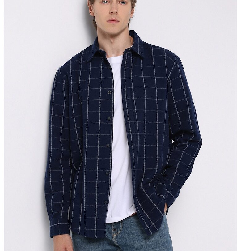 Карирана памучна риза COLINS