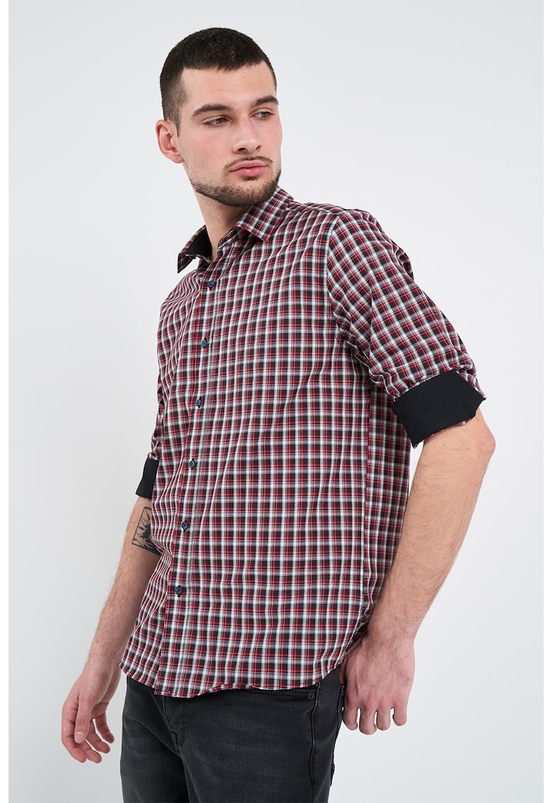 Карирана памучна риза Lee Cooper