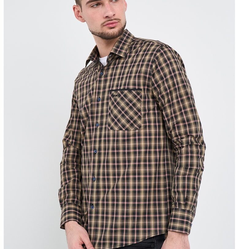 Карирана памучна риза Lee Cooper