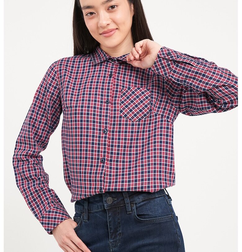 Карирана риза с джоб Lee Cooper