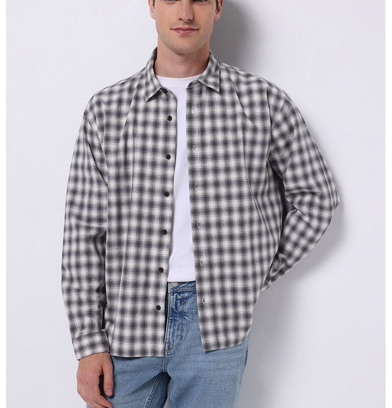 Карирана риза с дълги ръкави COLINS