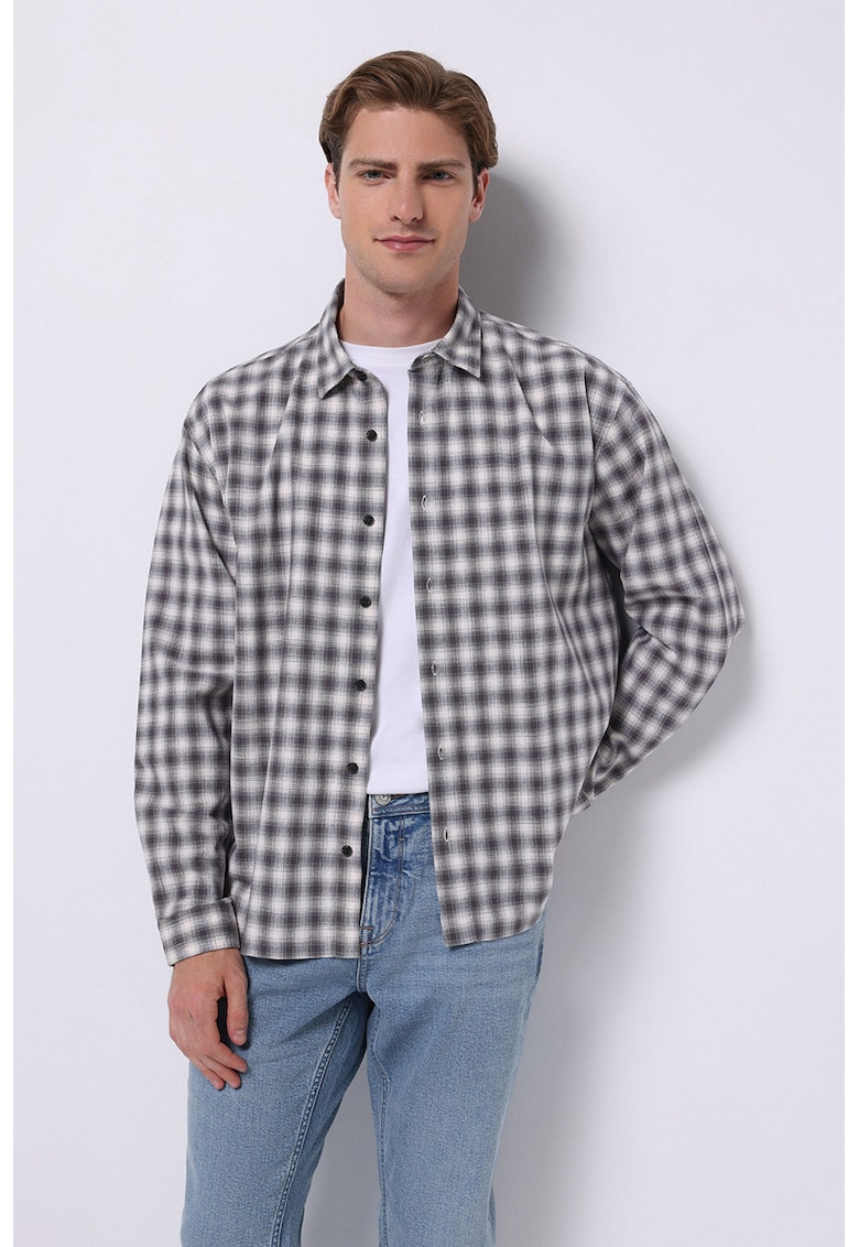 Карирана риза с дълги ръкави COLINS