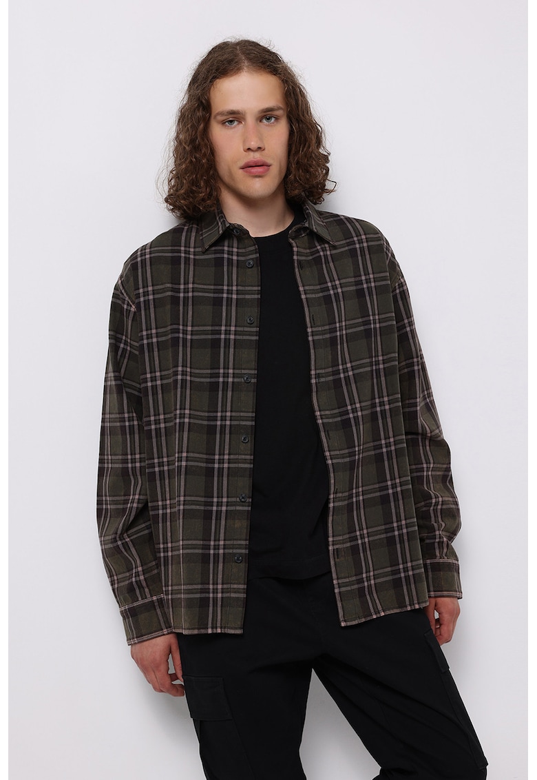 Карирана риза с остра яка COLINS