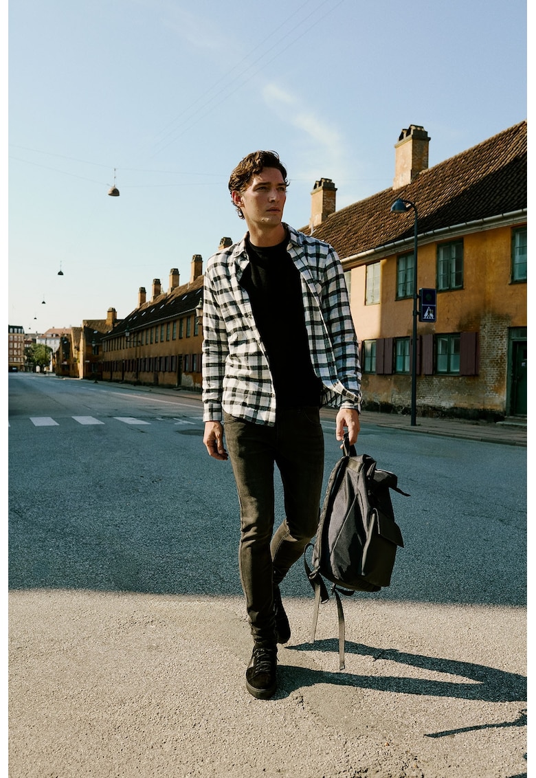 Карирана риза с пришит джоб ACCo