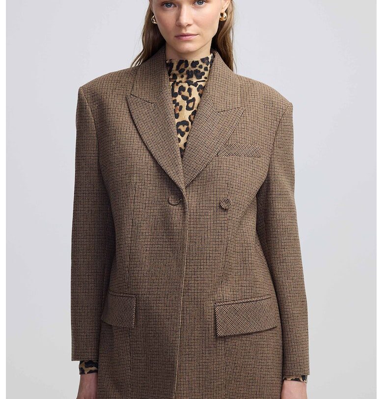 Карирано сако с вълна Ipekyol