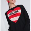 Кашмирен пуловер с лого Moschino Jeans