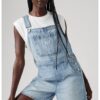 Къс дънков гащеризон деграде Levis