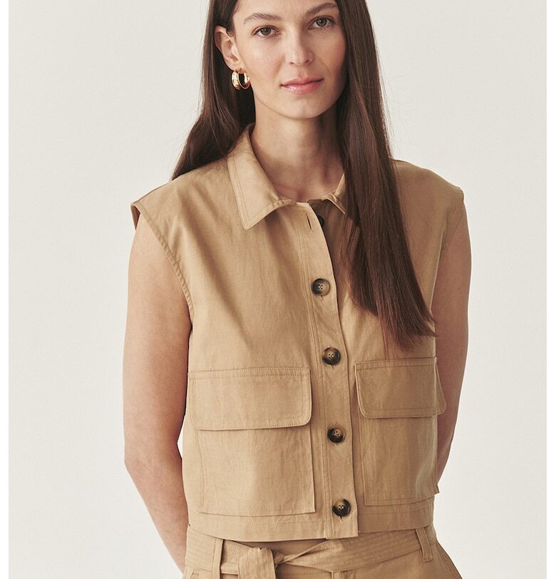 Къс елек с лиосел Tatuum