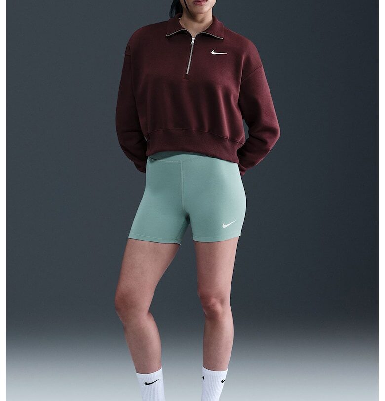 Къс клин с висока талия и лого Nike