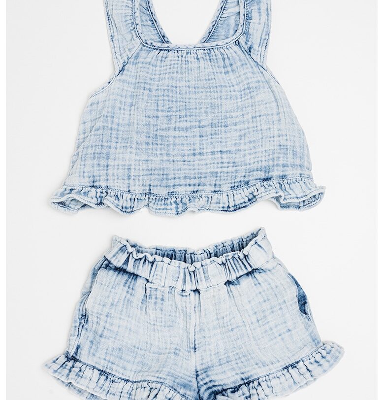 Къс панталон от деним и топ - 2 части GAP