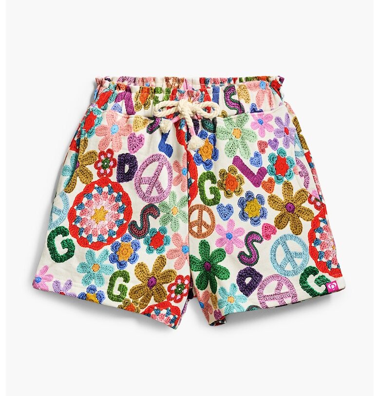Къс панталон с графика DESIGUAL