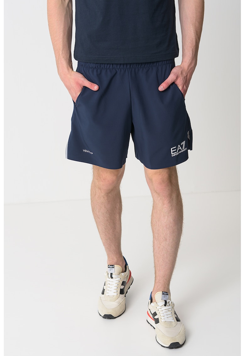 Къс панталон с еластична талия EA7