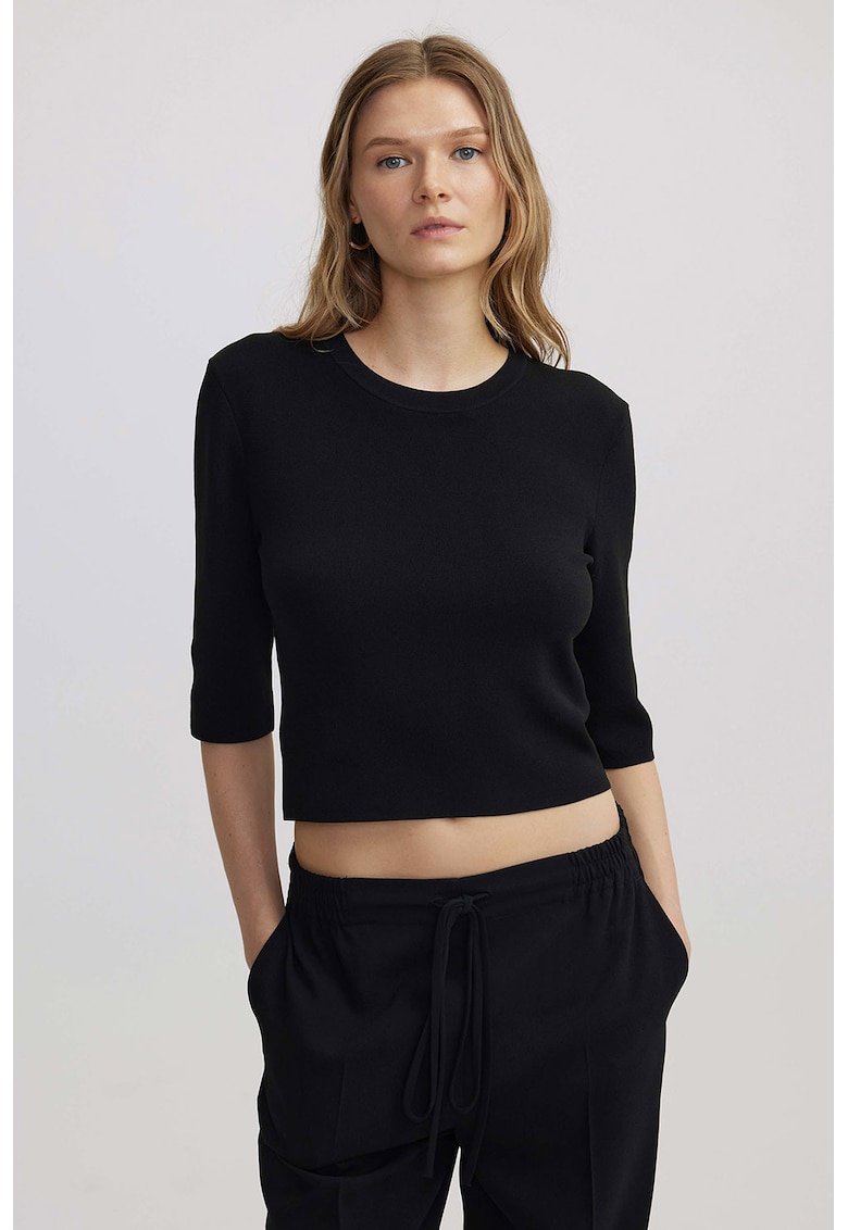 Къс пуловер със среднодълги ръкави Ipekyol