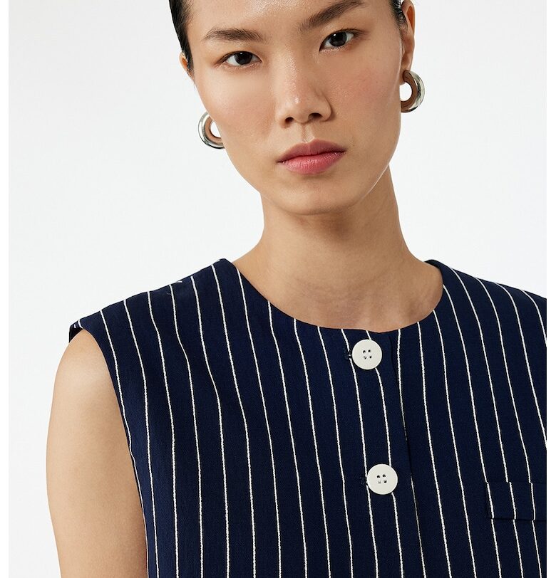 Къс раиран елек KOTON