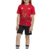 Къс спортен екип с принт на Marvel adidas Sportswear
