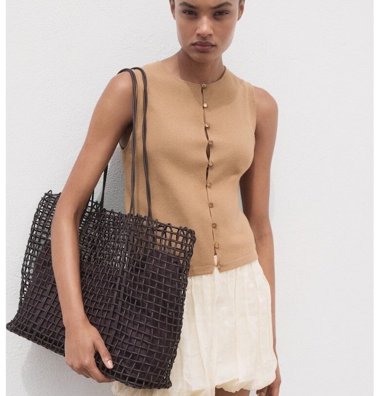 Къс топ без шарка Mango