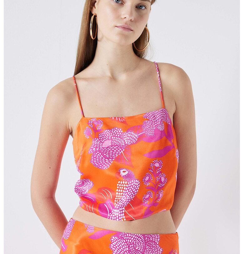 Къс топ с графична шарка Ipekyol