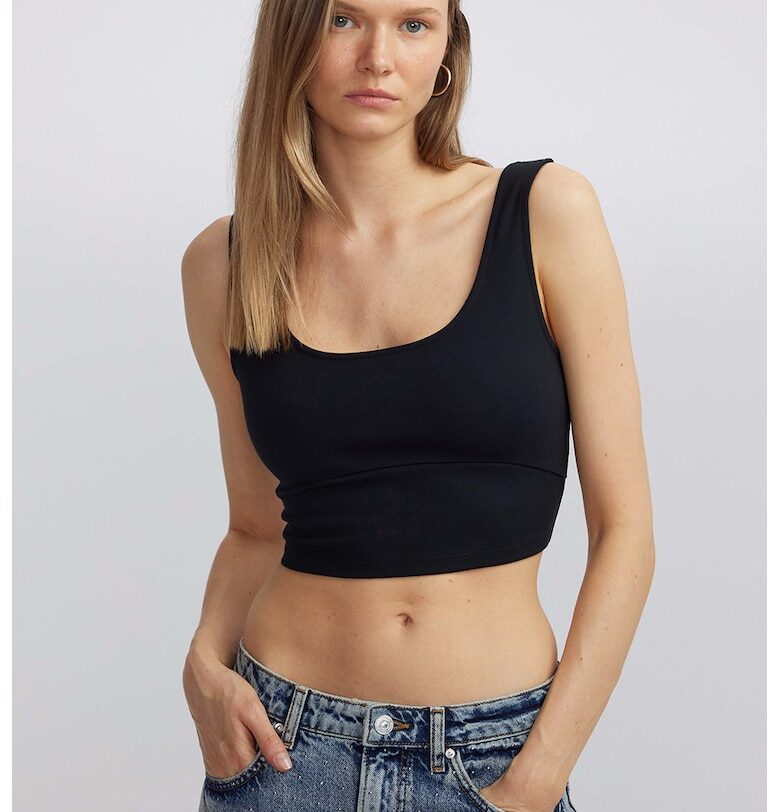 Къс топ с квадратно деколте Ipekyol