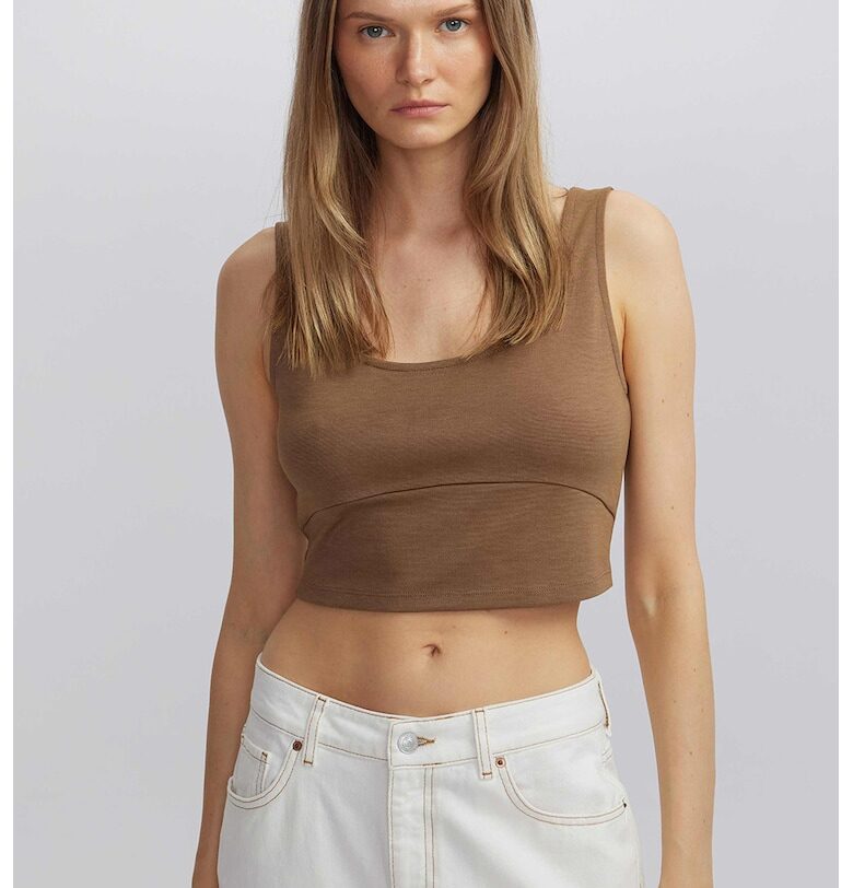 Къс топ с квадратно деколте Ipekyol