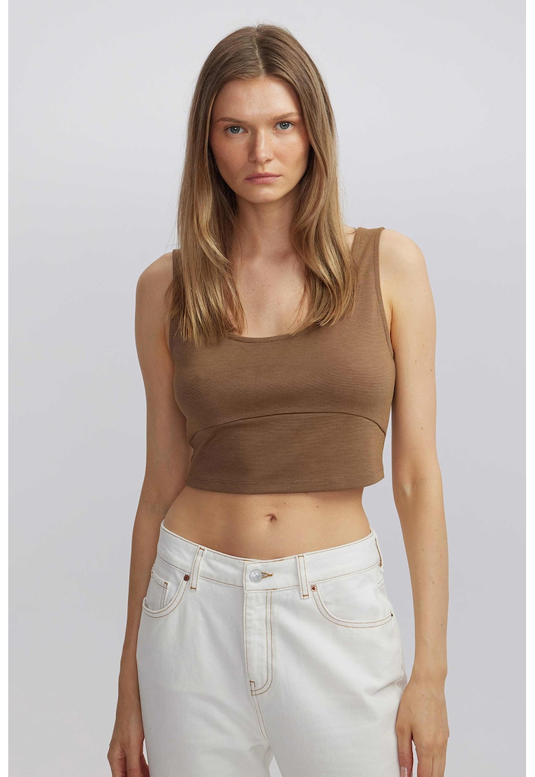 Къс топ с квадратно деколте Ipekyol