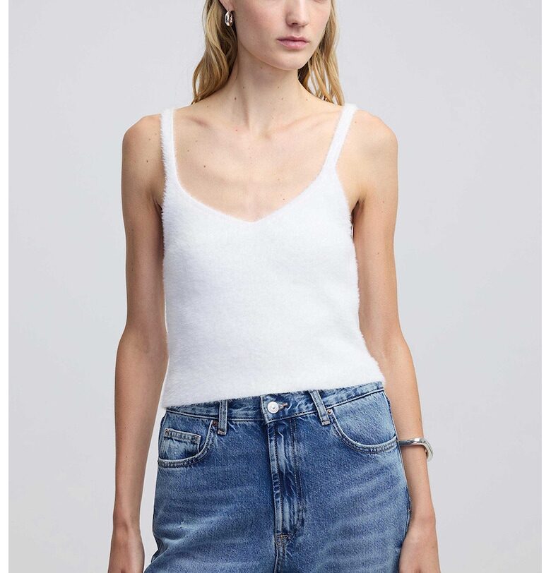 Къс топ с мъхест ефект Ipekyol