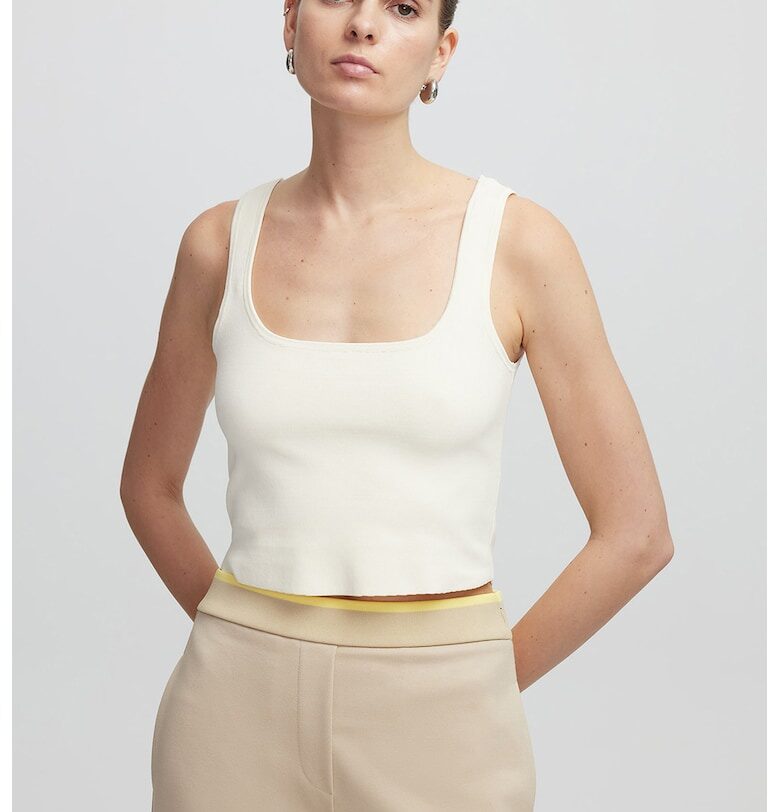 Къс топ с овално деколте Ipekyol