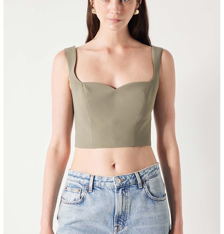 Къс топ с цип Ipekyol