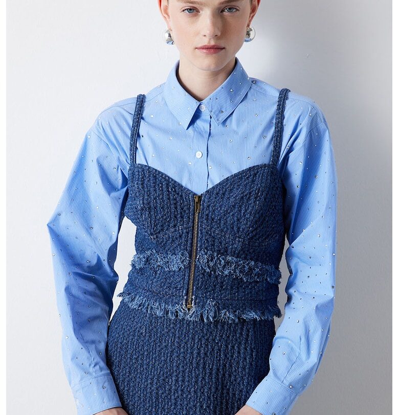 Къс топ с шпиц Ipekyol