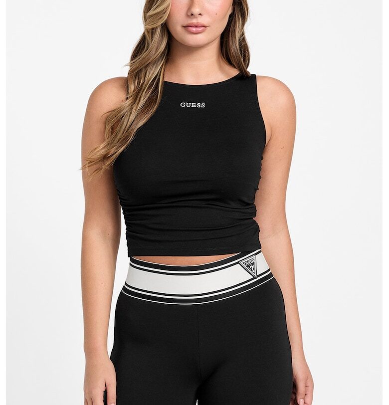 Къс фитнес топ GUESS
