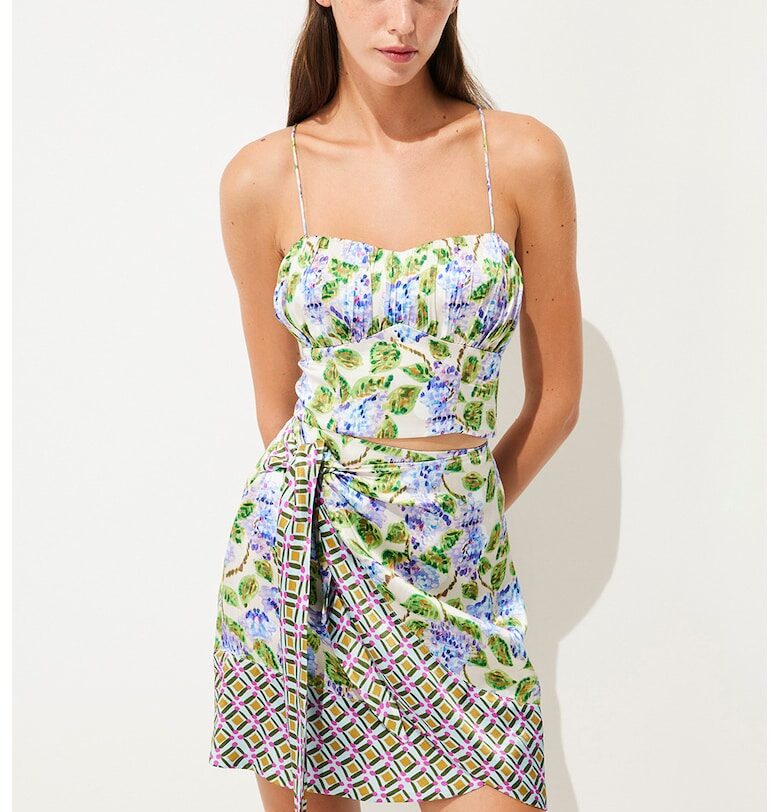 Къс флорален топ Ipekyol