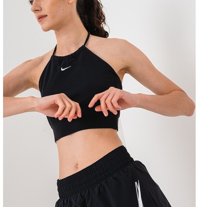 Къс халтер топ Nike