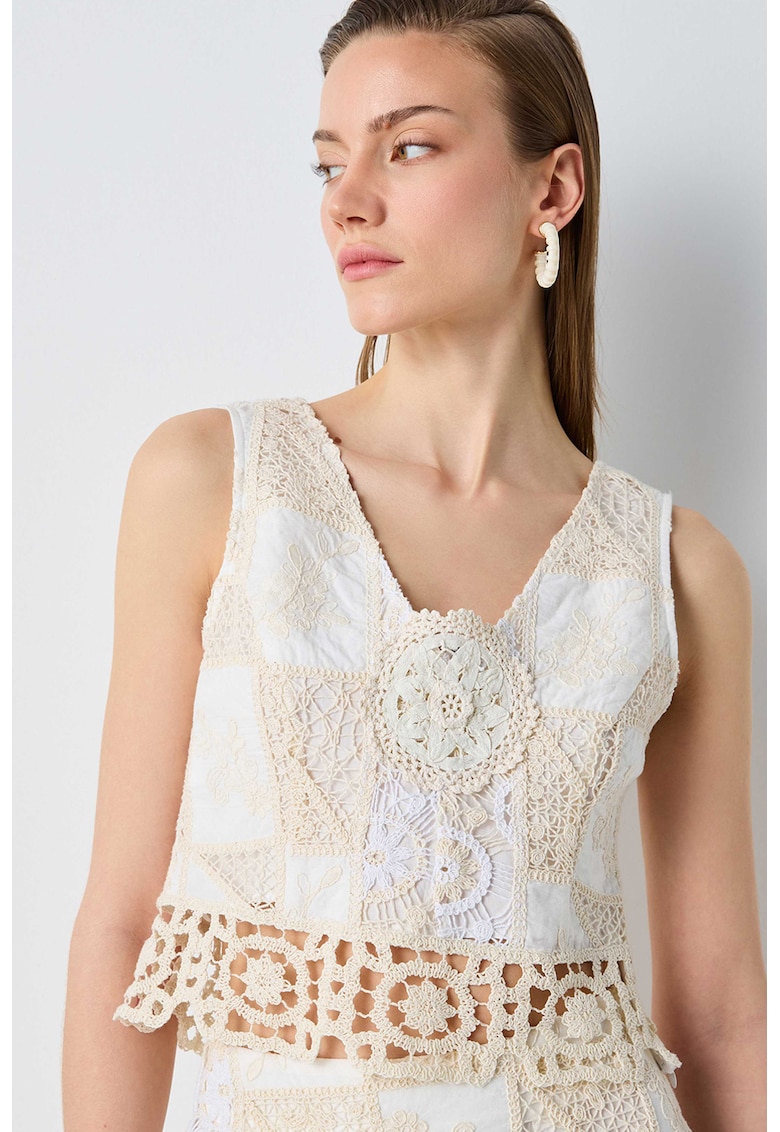 Къса блуза с кроше Ipekyol