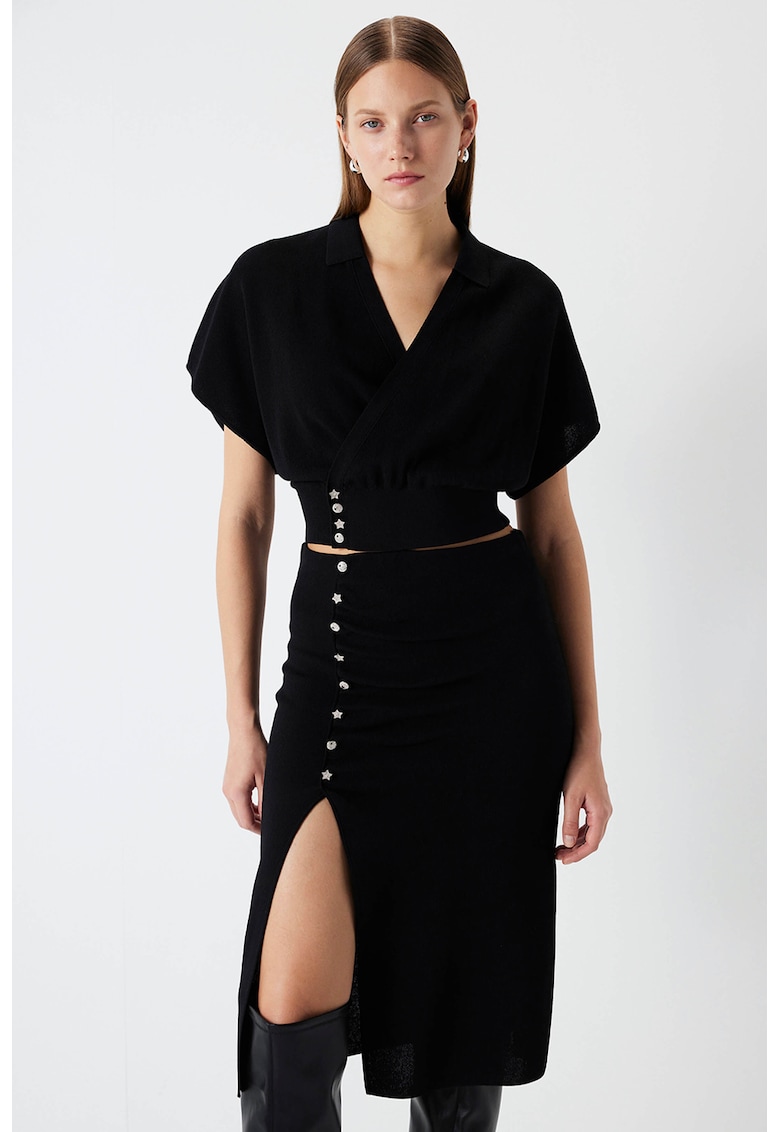 Къса блуза с шпиц Ipekyol