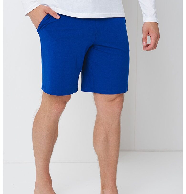 Къса долна пижама с модал с връзка и джобове Tommy Hilfiger