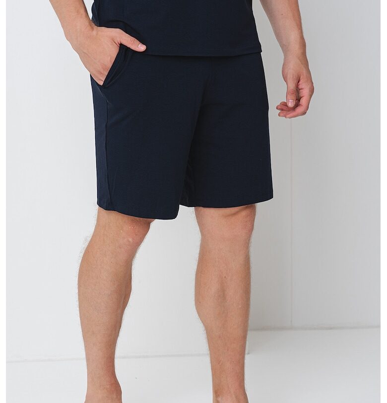 Къса долна пижама с модал с връзка и джобове Tommy Hilfiger