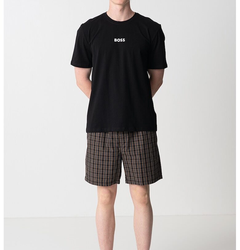 Къса памучна пижама Easy BOSS