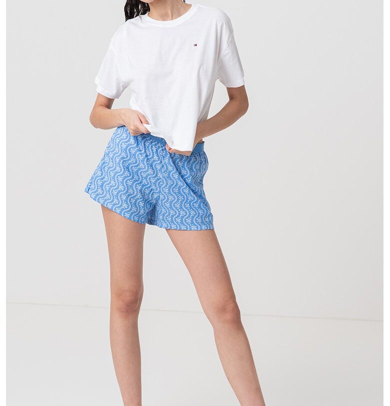 Къса памучна пижама Tommy Hilfiger