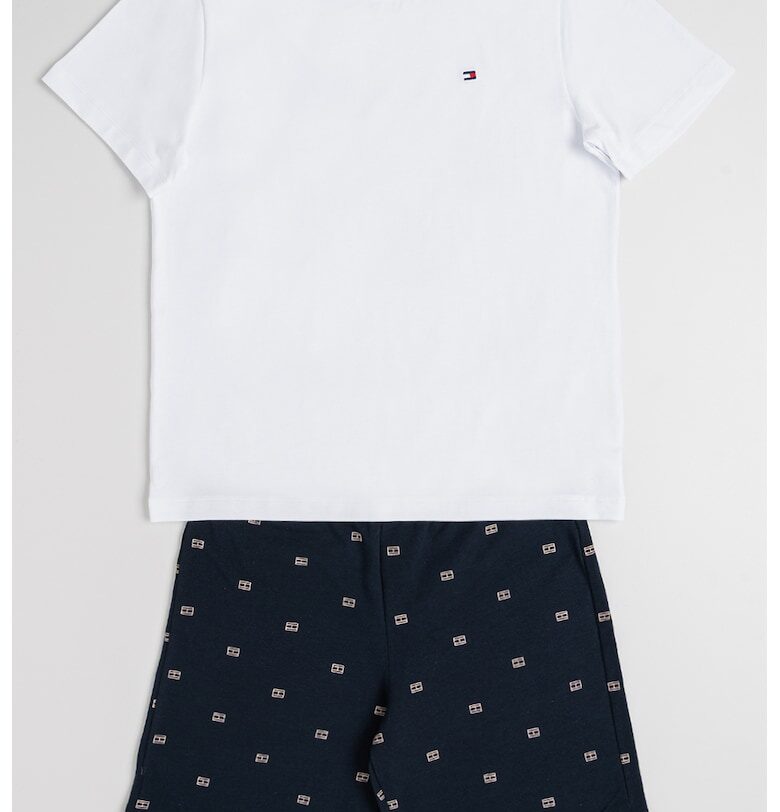 Къса пижама с лого Tommy Hilfiger