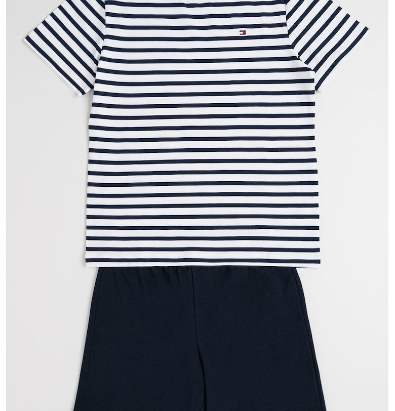 Къса пижама с лого Tommy Hilfiger