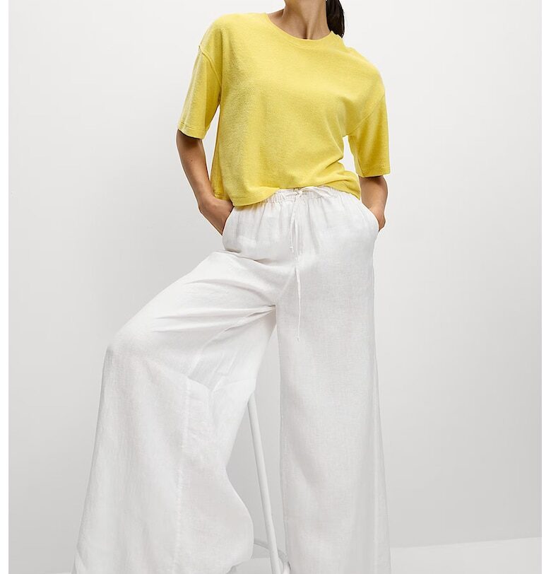 Къса плюшена тениска Marks  Spencer