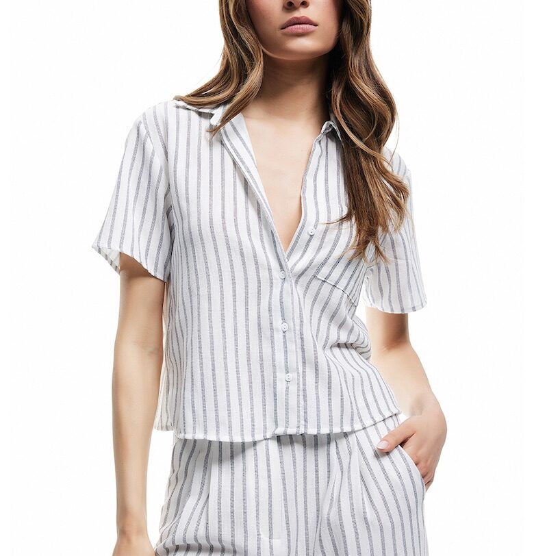 Къса раирана риза KOTON