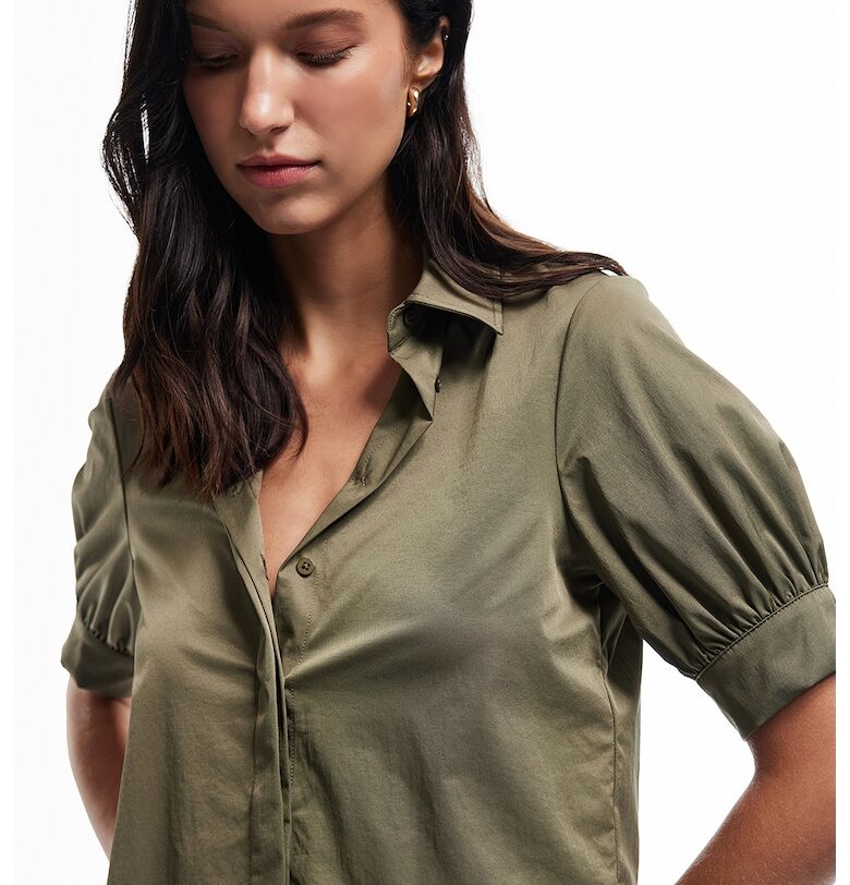 Къса риза с бухнали ръкави KOTON