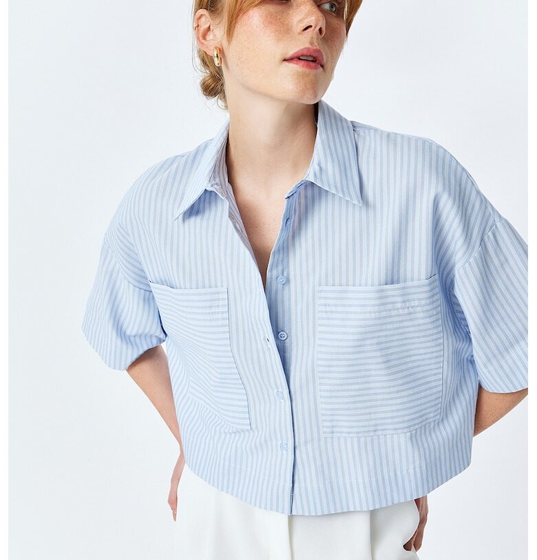 Къса риза с райе KOTON